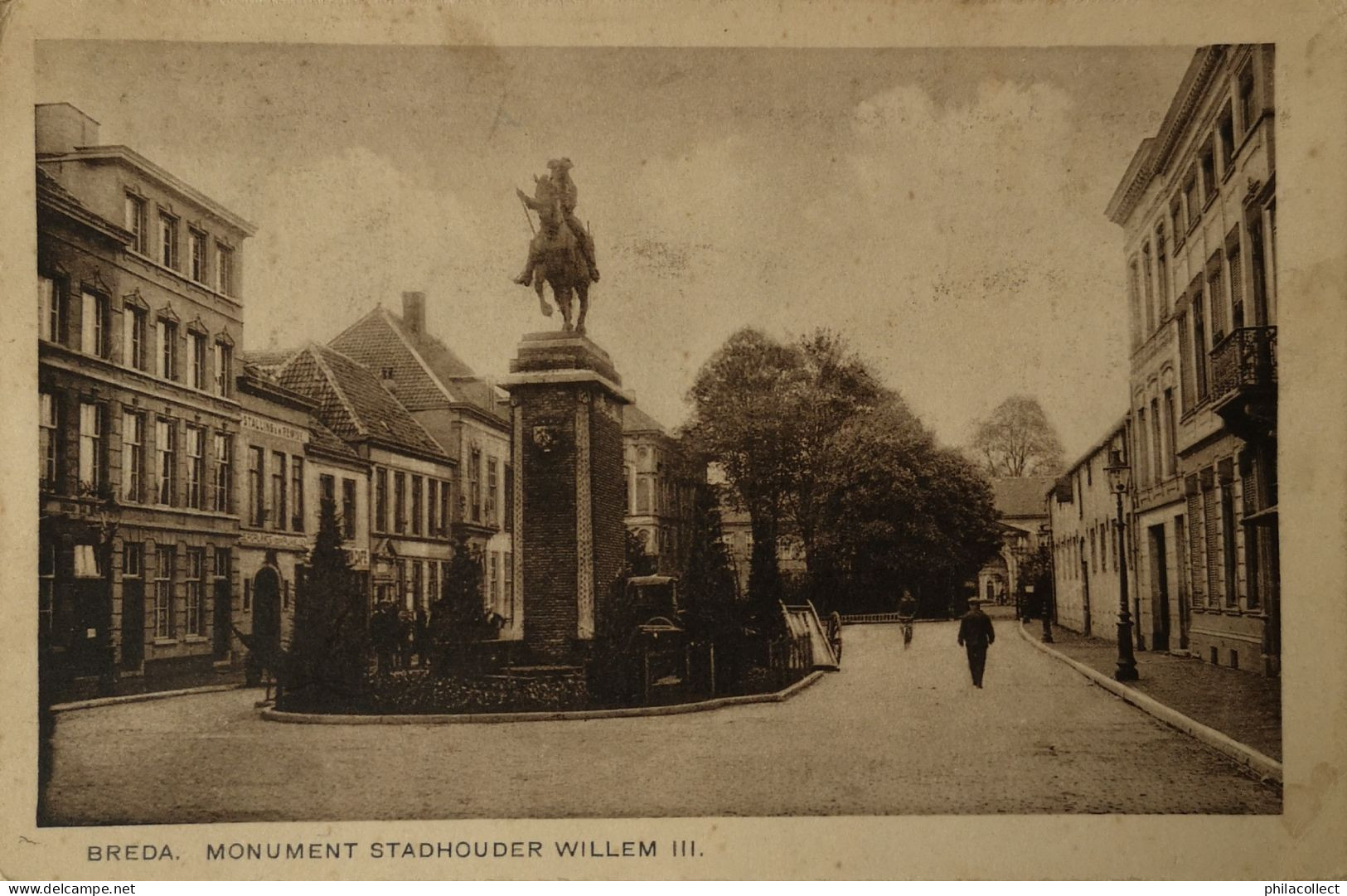 Breda (N - Br.)  Monument Stadhouder Willem III 1927 - Breda