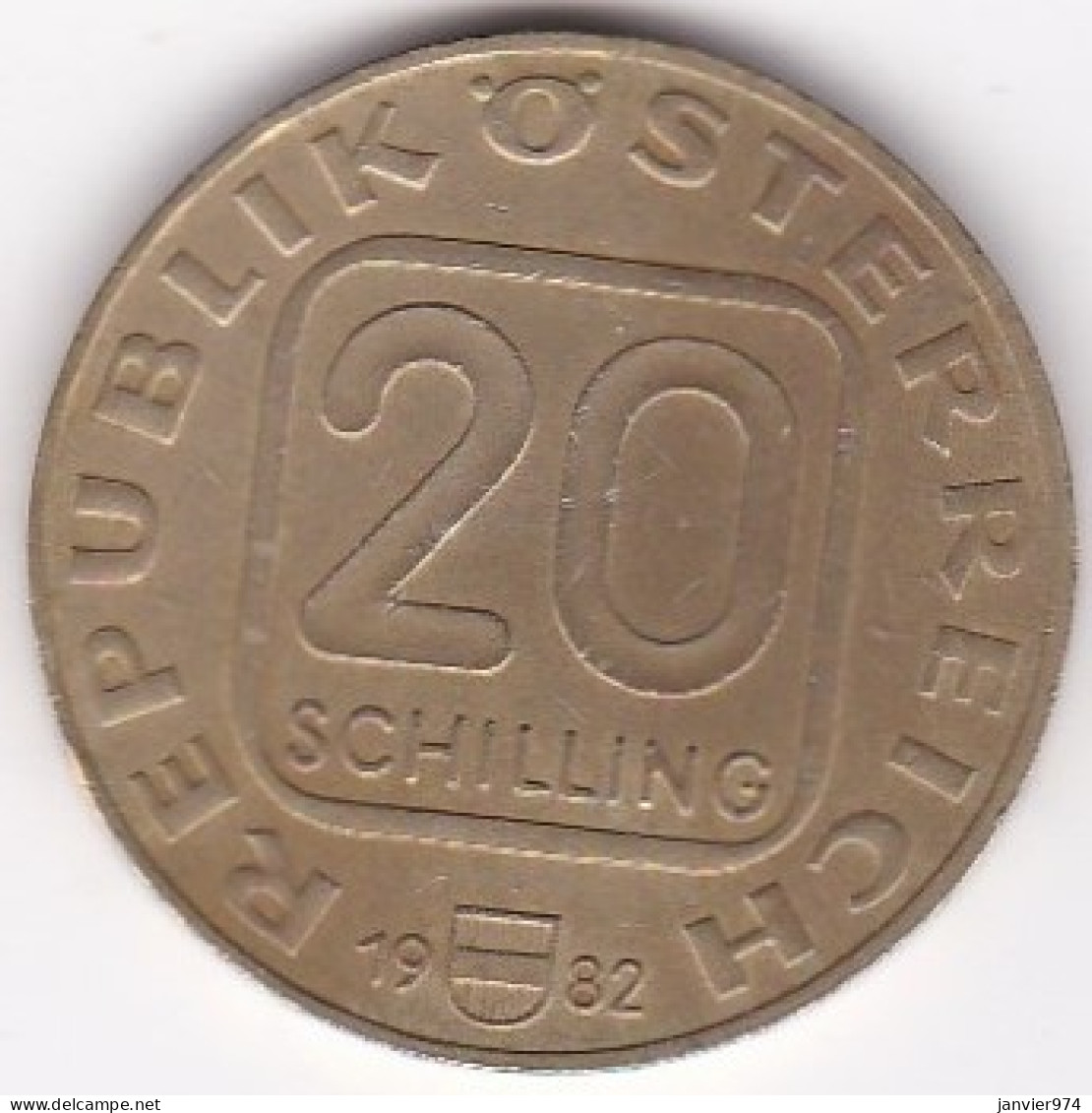 Autriche 20 Schilling 1982 Joseph Haydn, En Bronze Nickel Aluminium , KM#  2955 - Autriche