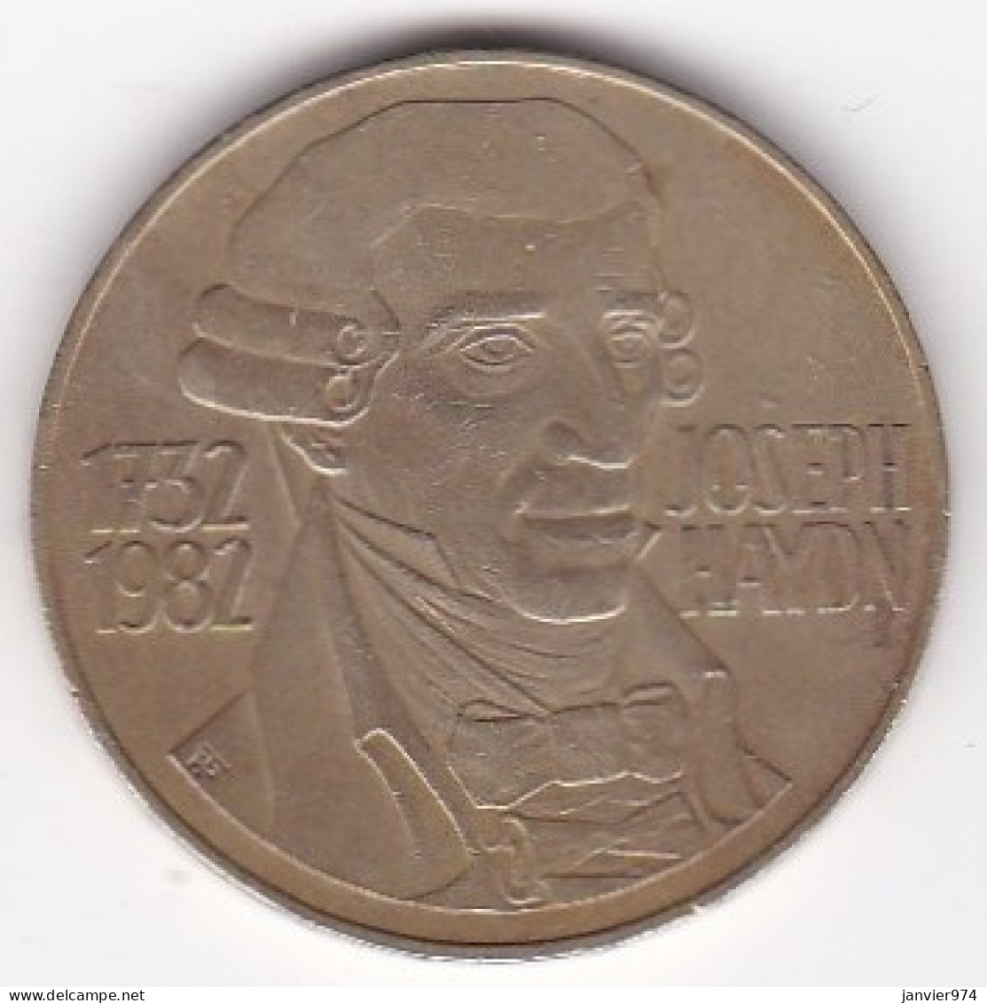 Autriche 20 Schilling 1982 Joseph Haydn, En Bronze Nickel Aluminium , KM#  2955 - Austria