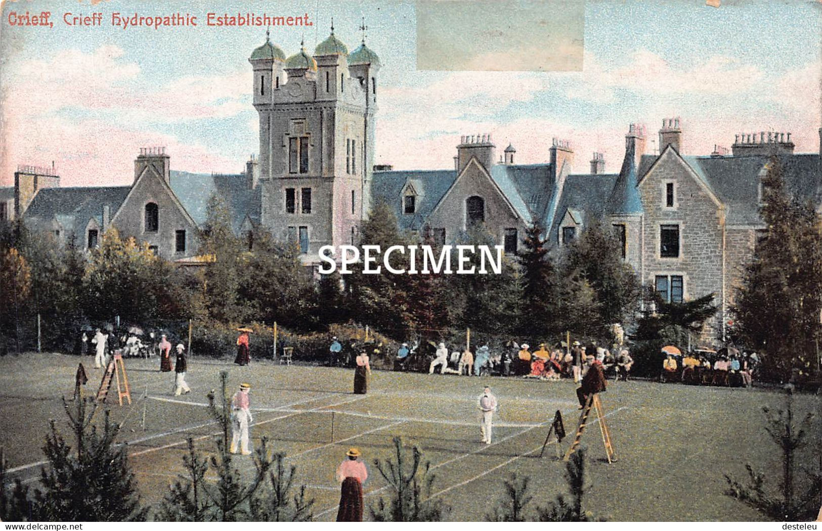 Crieff  Hydropathic Establishment - Tennis Court - Perthshire