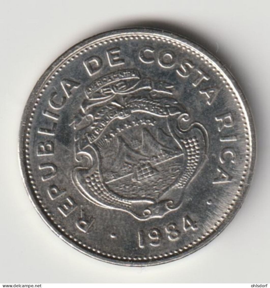 COSTA RICA 1984: 1 Colon, KM 210 - Costa Rica