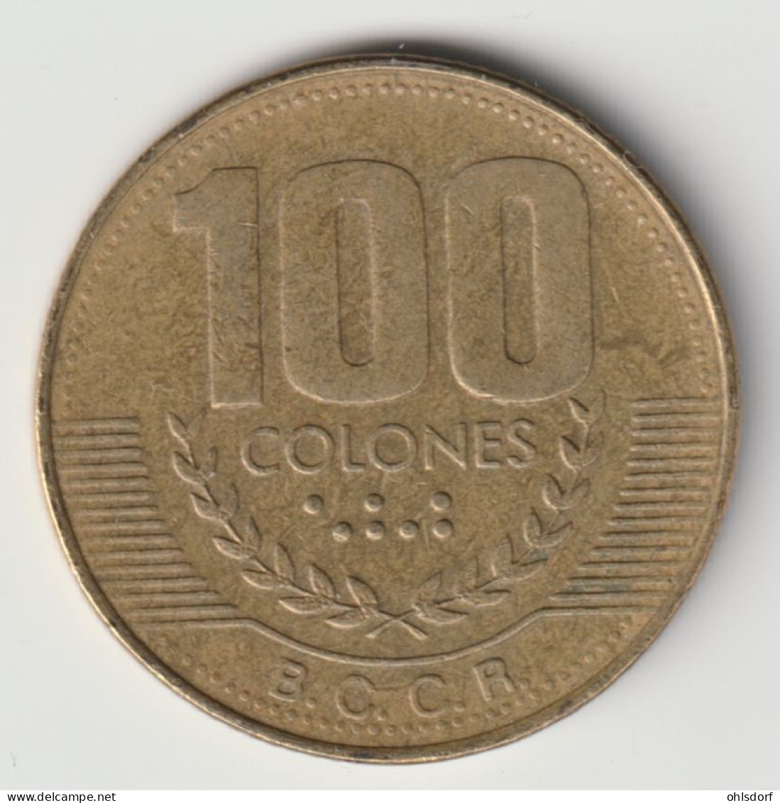 COSTA RICA 1999: 100 Colones, KM 230a - Costa Rica
