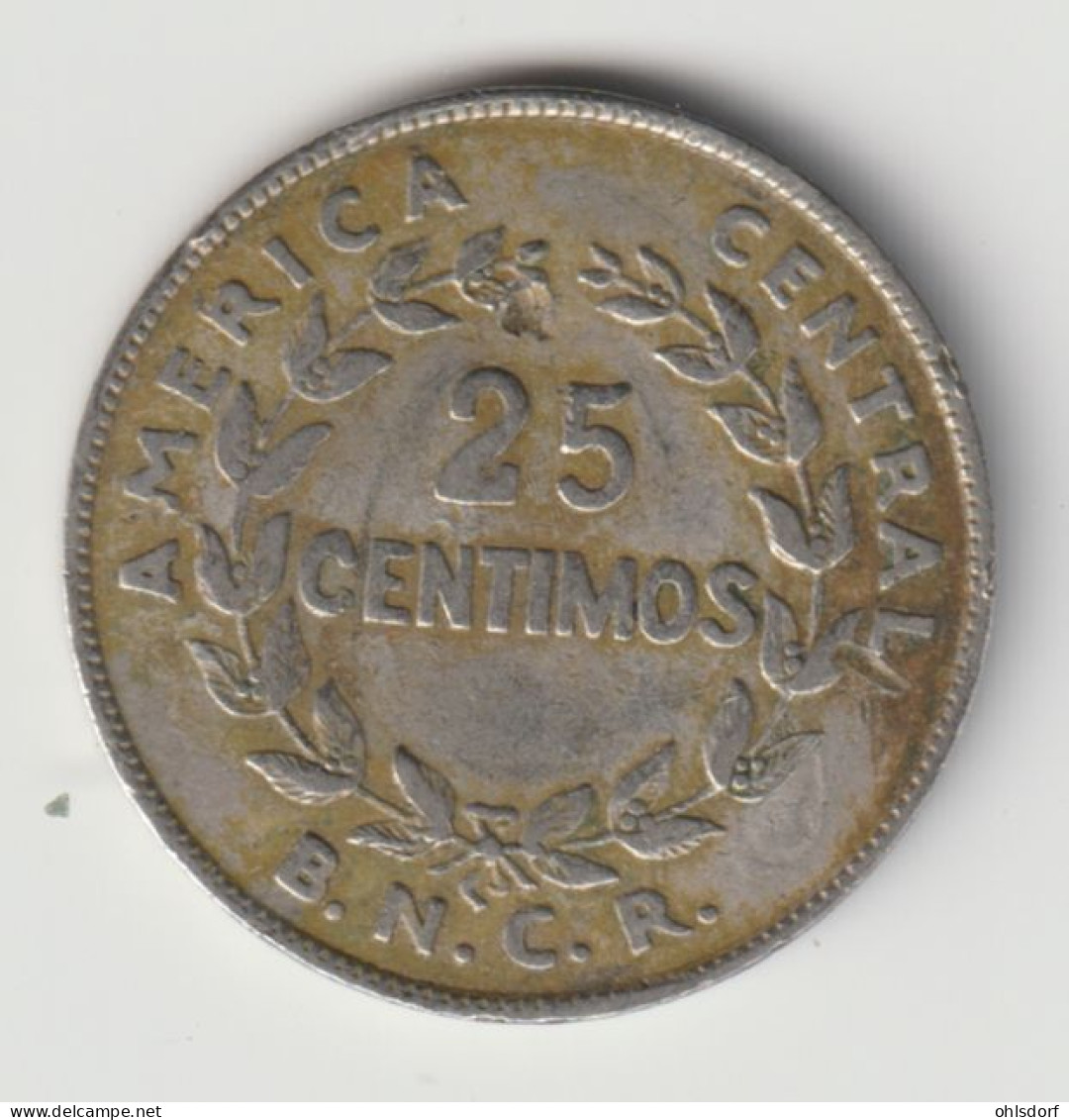 COSTA RICA 1948: 25 Centimos, KM 175 - Costa Rica