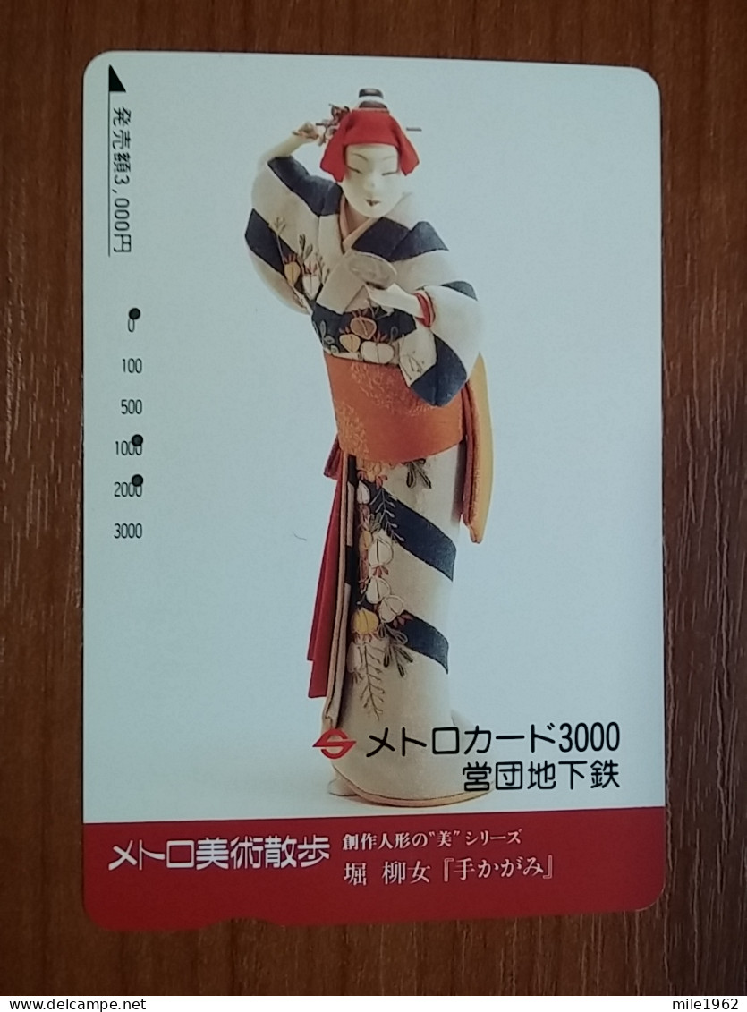 T-527 - JAPAN, Japon, Nipon, Carte Prepayee, Prepaid Card, Statue - Other & Unclassified