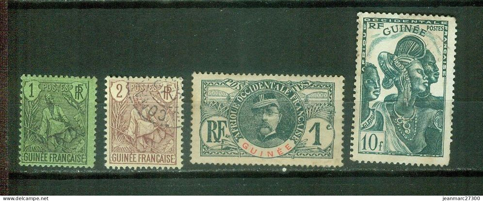 FC GEE08 Guinée Poste YT N° 18 19 33 145 Oblitérés - Used Stamps