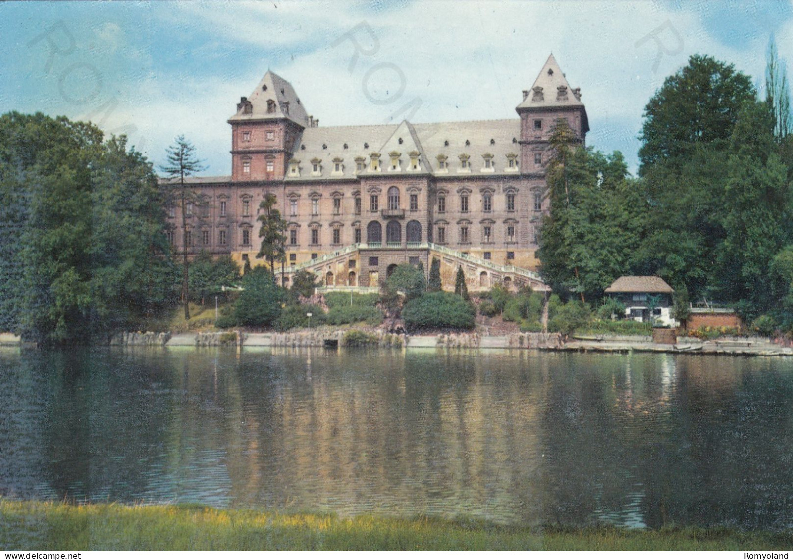 CARTOLINA  TORINO,PIEMONTE-CASTELLO DEL VALENTINO-MEMORIA,CULTURA,RELIGIONE,IMPERO ROMANO,BELLA ITALIA,VIAGGIATA 1970 - Castello Del Valentino