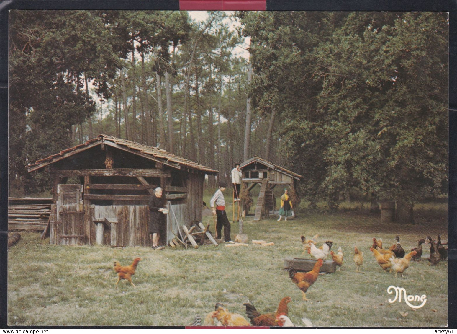 40 - Sous Les Chênes Le Poulailler Et La Cabane Du Cochon - ( Avec Le Concours De Bouheyriens ) - Aquitaine