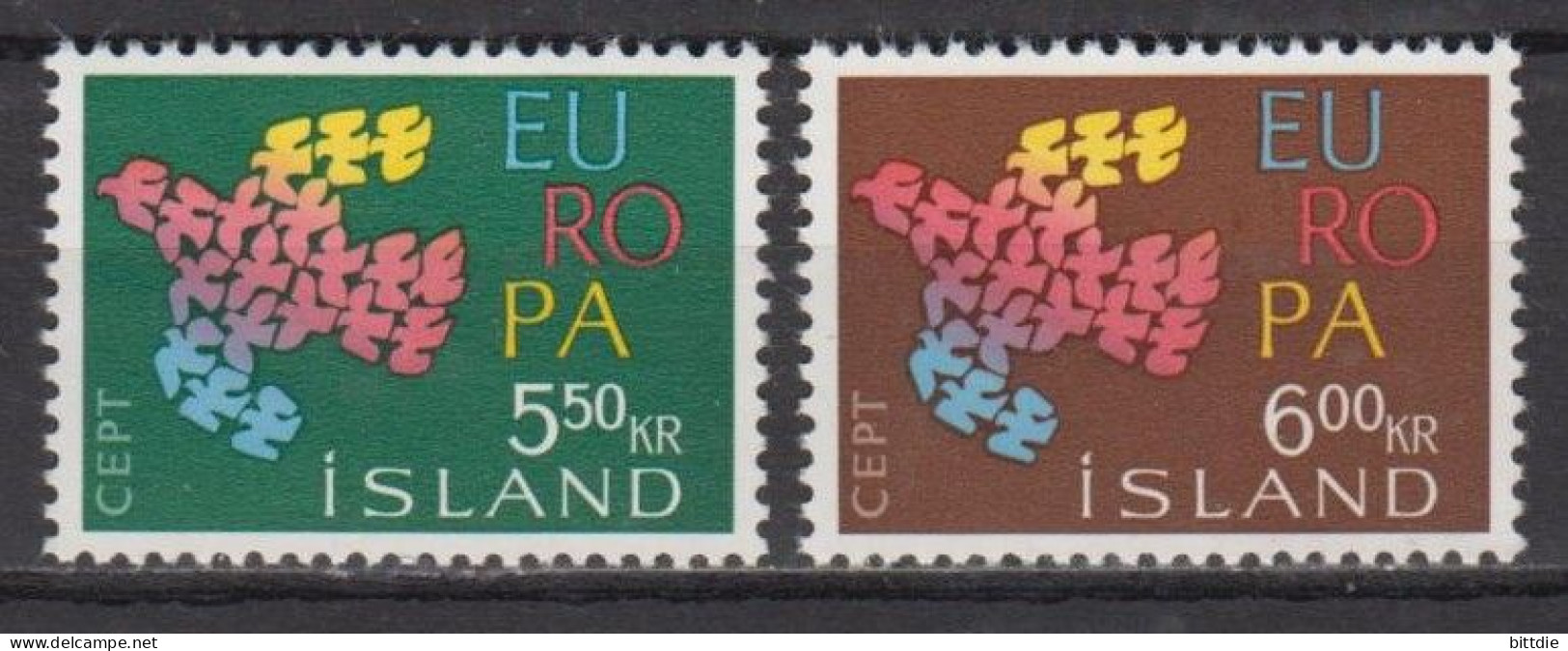 Island, Europa  354/55 , Xx  (U 7321) - Ongebruikt