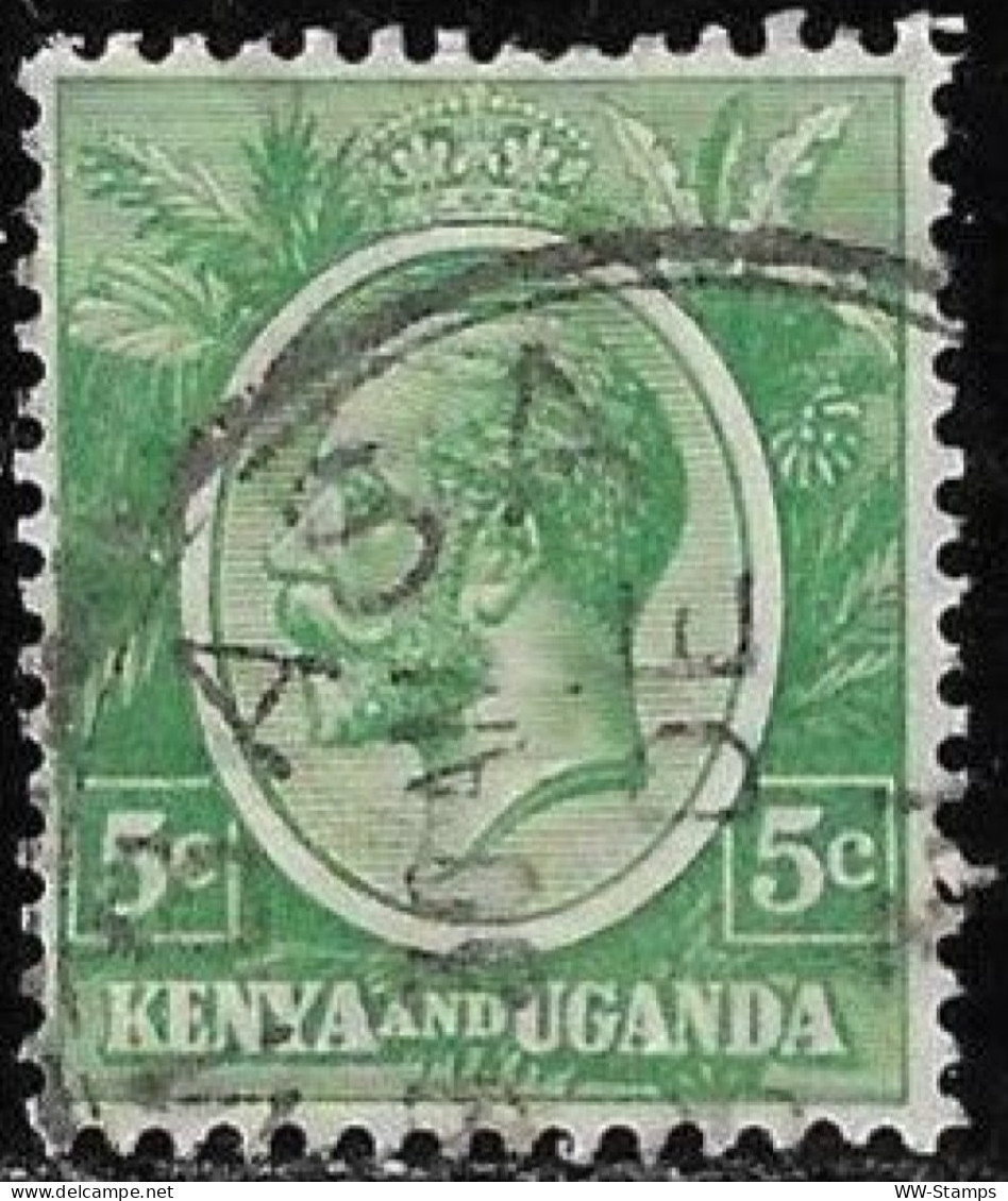 Kenya And Uganda 1927 Used Stamp King George V 5 C [WLT1837] - Kenya & Uganda