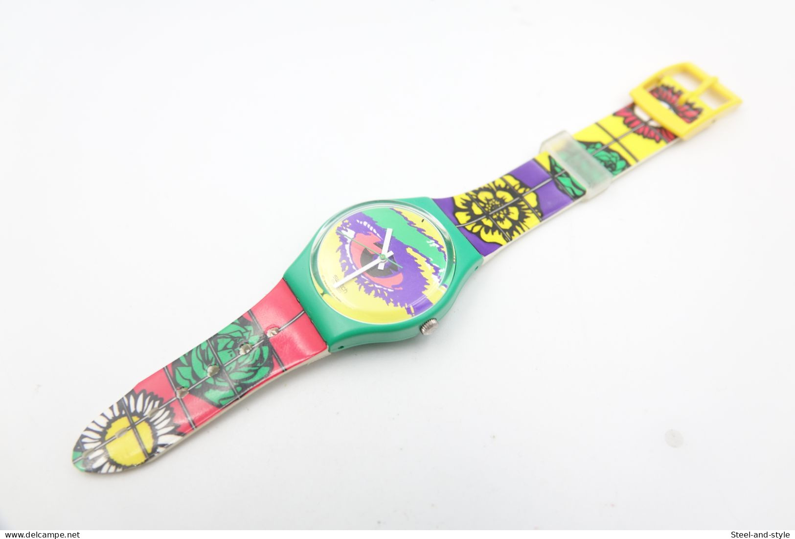 Watches : SWATCH - Mouse Rap - Nr. : GG128 - Original  - Working Condition - 1992 - Running - OK Condition - Relojes Modernos