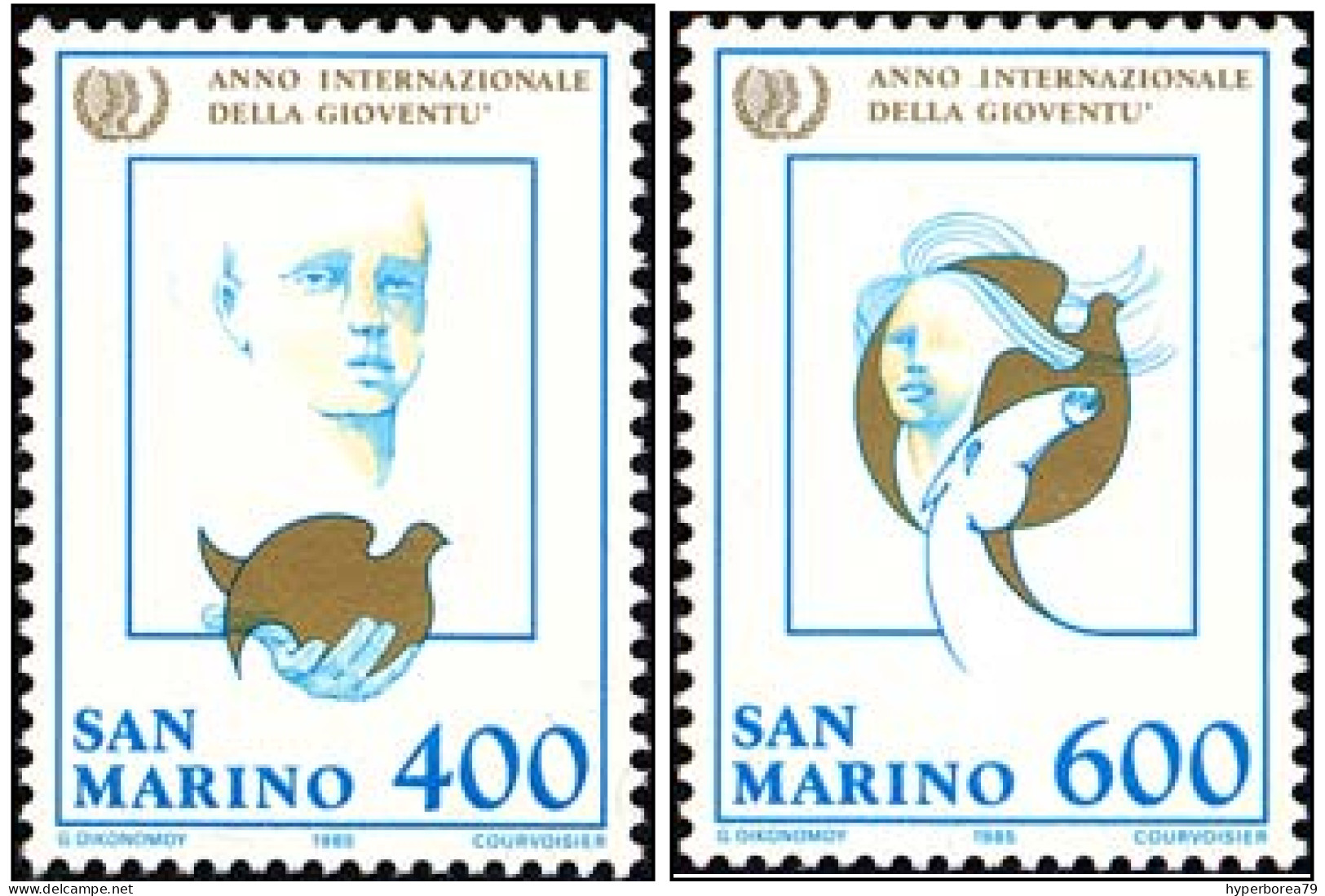 San Marino 1162/63 - International Youth Year 1985 - MNH - Nuovi