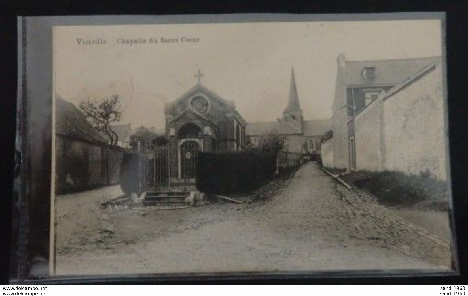 Viesville - Chapelle Du Sacré-Coeur - E.M.M. - Ed: Fd Jacqmain - Circulé: 1914 - 2 Scans. - Pont-à-Celles