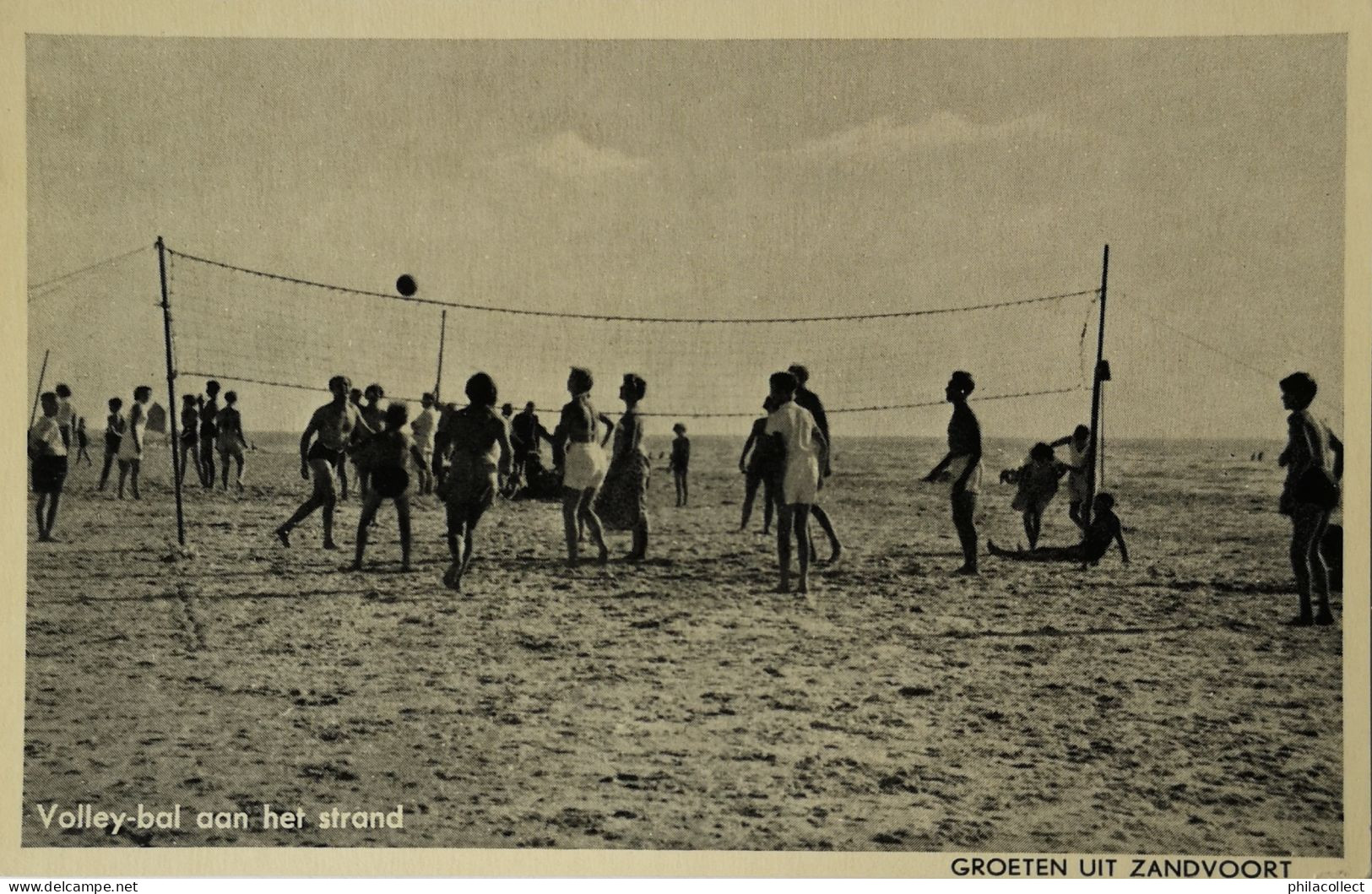 Zandvoort // Groeten Uit (Volley Bal Aan Het Strand) Denk Algemeen Plaatje 19??19?? - Zandvoort