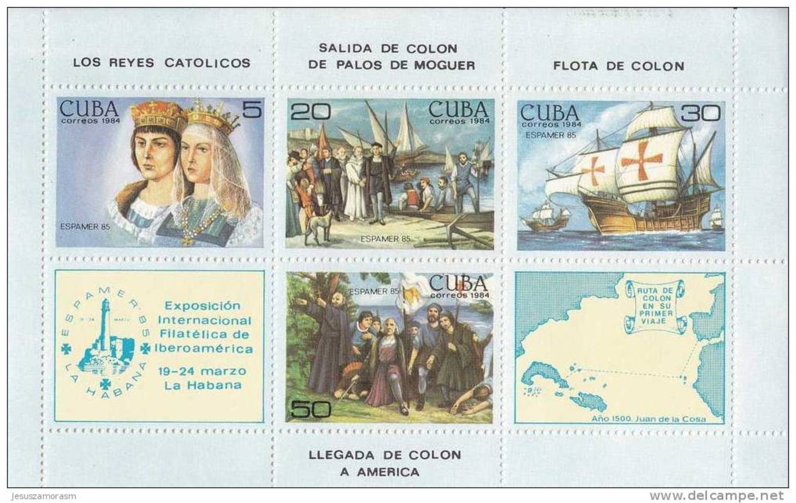 Cuba Hb 85 - Hojas Y Bloques