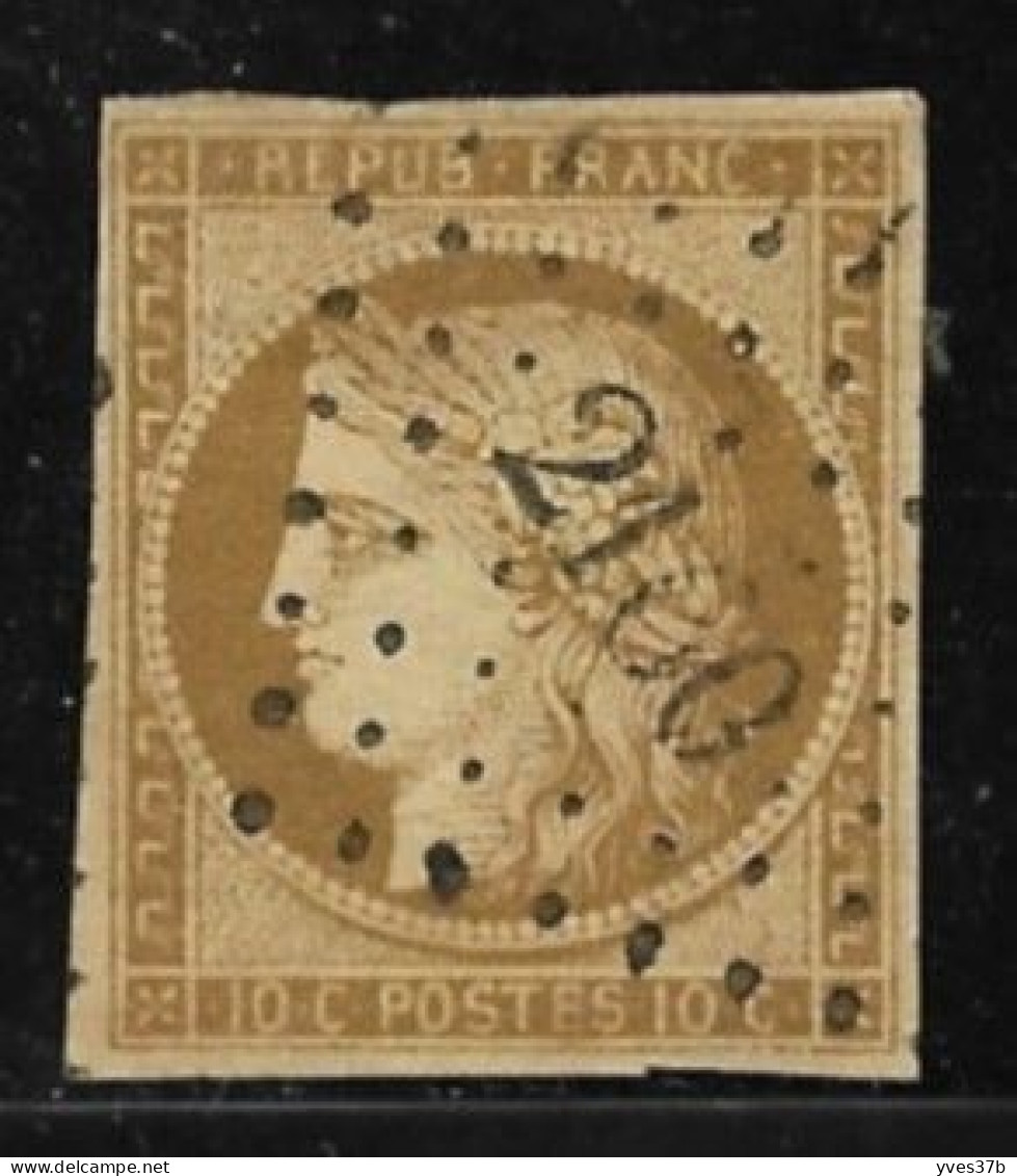 FRANCE N°1 Oblitéré PC2160 - TTB - - 1849-1850 Ceres