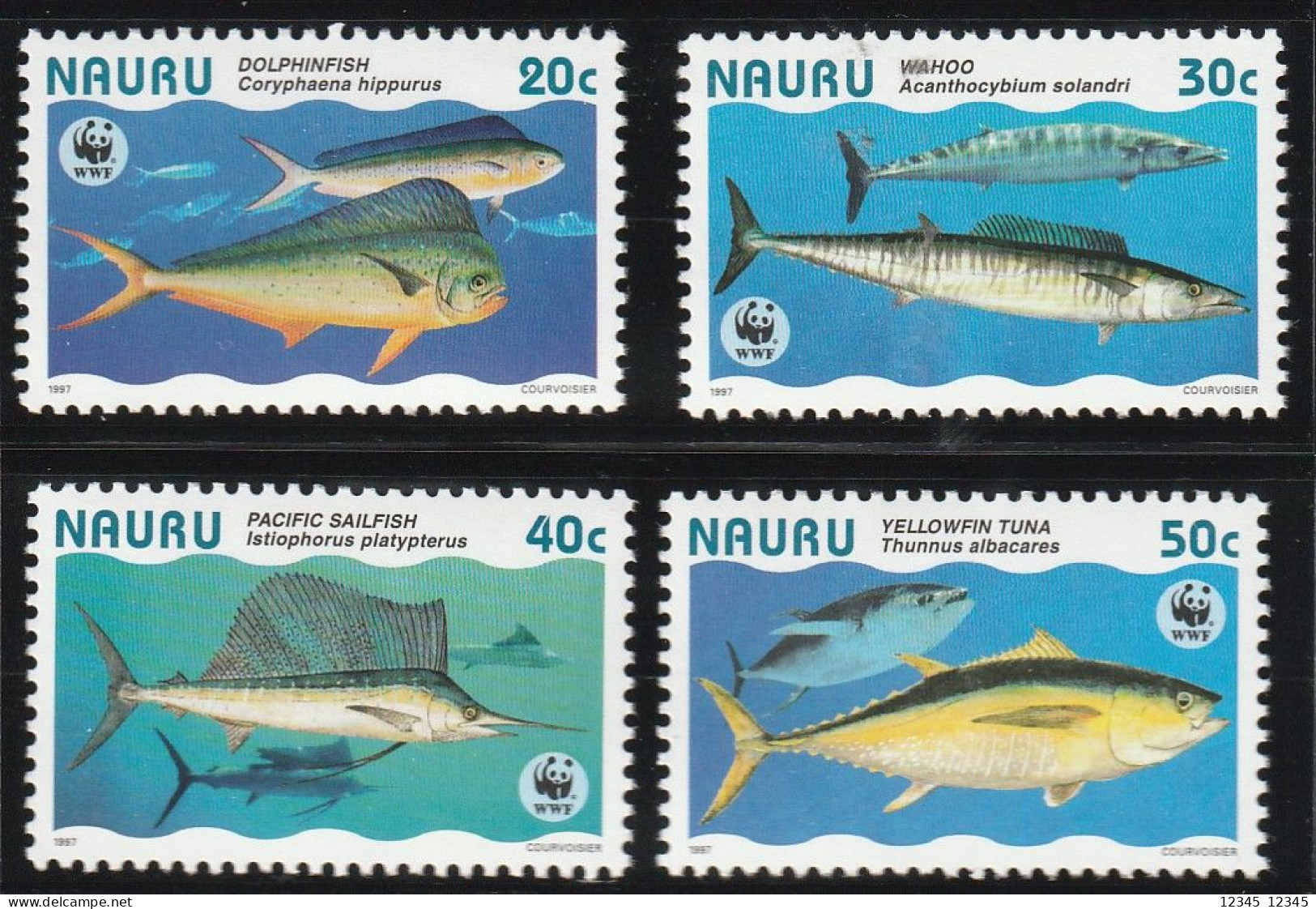 Nauru 1997, FDC, WWF, Fish - Nauru