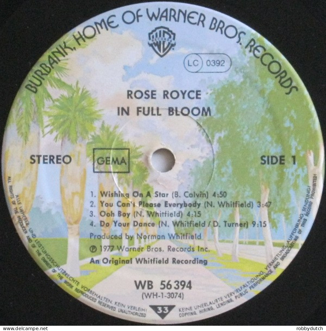 * LP *  ROSE ROYCE - IN FULL BLOOM (Germany 1977 EX-) - Soul - R&B