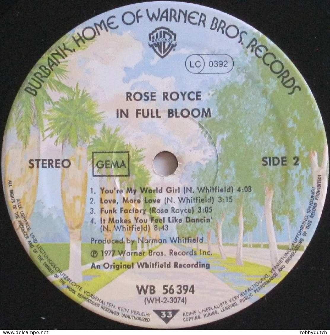 * LP *  ROSE ROYCE - IN FULL BLOOM (Germany 1977 EX-) - Soul - R&B