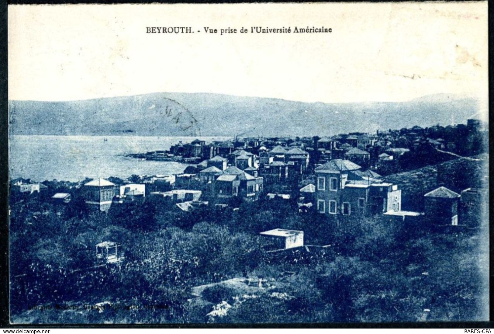 BEYROUTH - VUE PRISE DE L'UNIVERSITE AMERICAINE - Libano