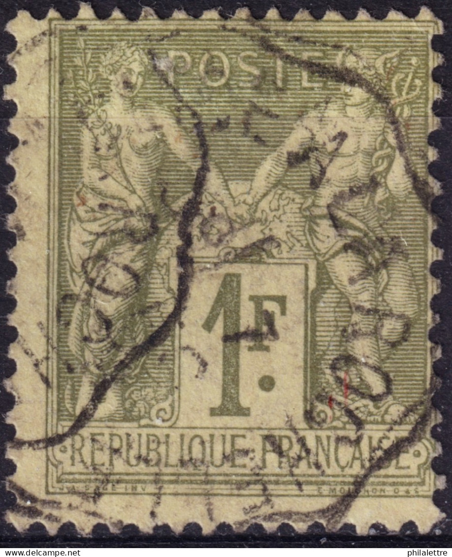 FRANCE / CHARENTE-INFÉRIEURE - TàD Convoyeur-Ligne "LA PALLICE À LA ROCHELLE" - 1877-1920: Semi-moderne Periode