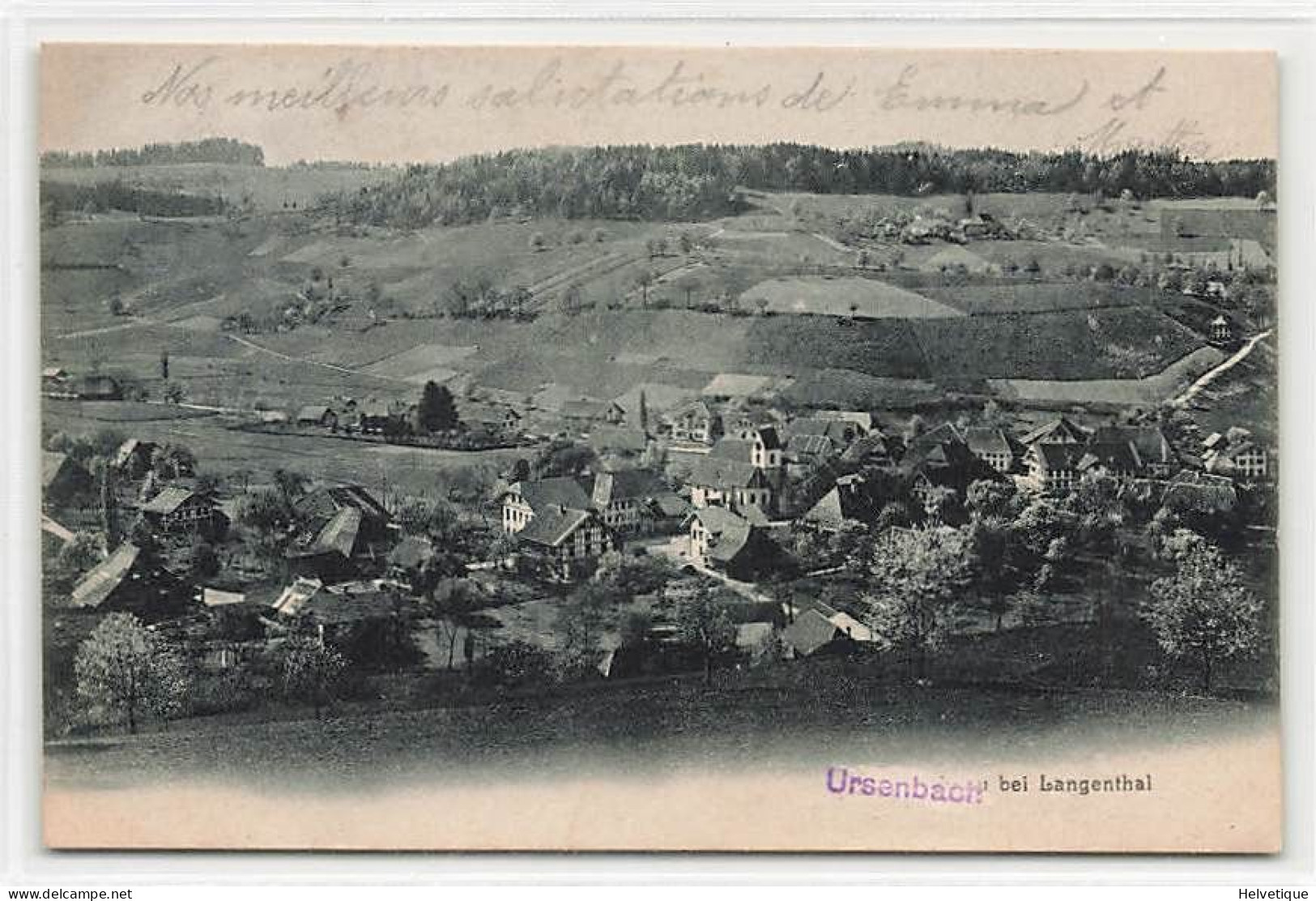 Ursenbach Bei Langenthal 1907 - Langenthal