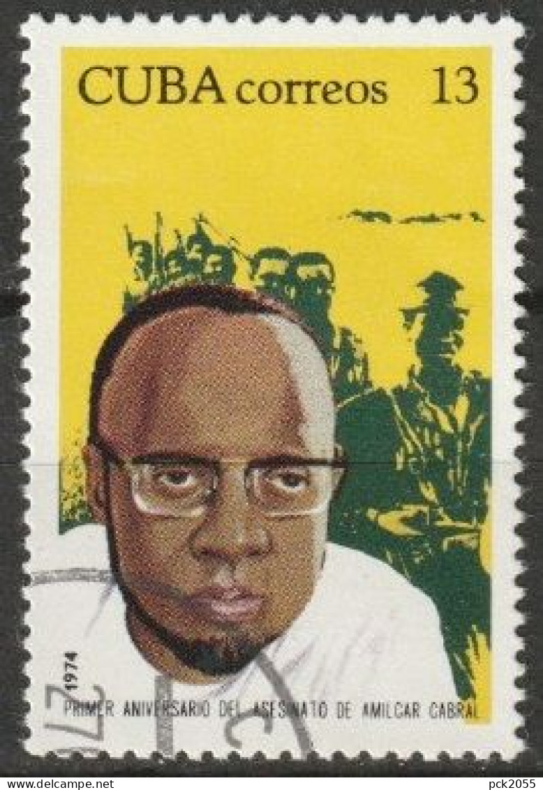 Kuba 1974 Mi-Nr.1938 O Gestempelt 1. Todestag Amilcar Cabral ( C 85) Günstige Versandkosten - Used Stamps