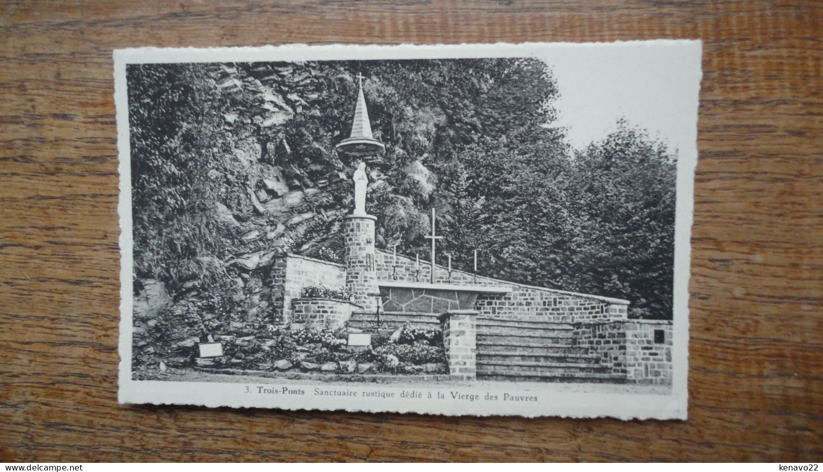 Belgique , Carte Assez Rare , Trois-ponts , Sanctuaire Rustique Dédié à La Vierge Des Pauvres - Trois-Ponts