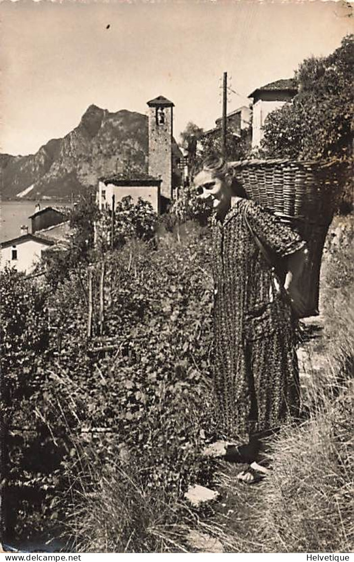 Gandria Lago Di Lugano Tessinerin - Lugano