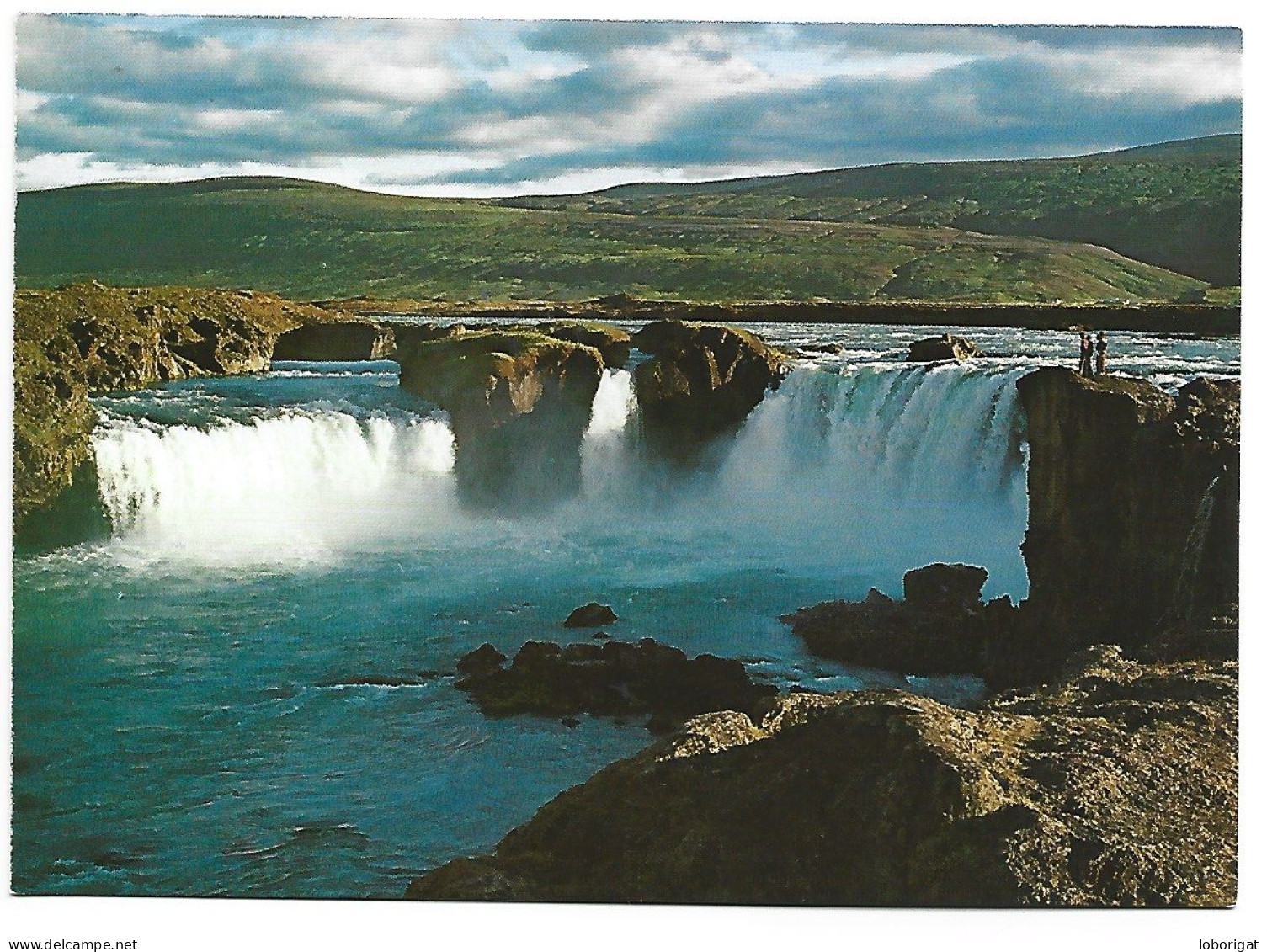 GOOAFOSS WATERFALL  - NORTH ICELAND.-  ICELAND.-  ( ISLANDIA ) - Islande