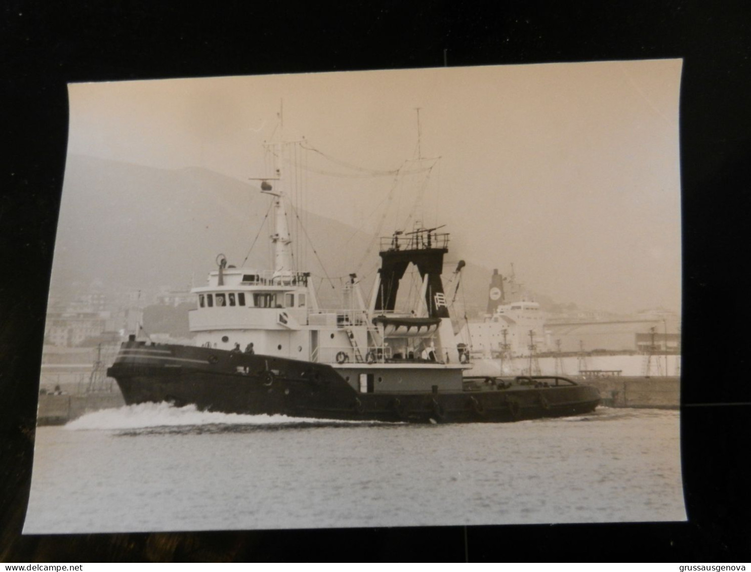 20143) GENOVA RIMORCHIATORI RIUNITI FOTO RIMORCHIATORE - Tugboats