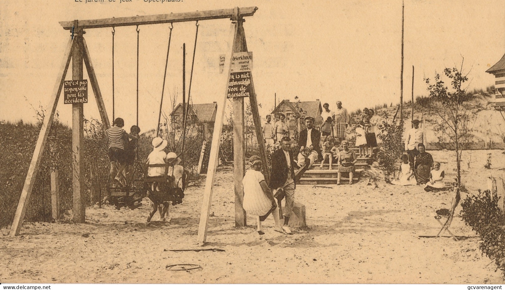 OOSTDUINKERKE   DUINPARK BAINS  HET DUINENHOF    2 SCANS - Oostduinkerke