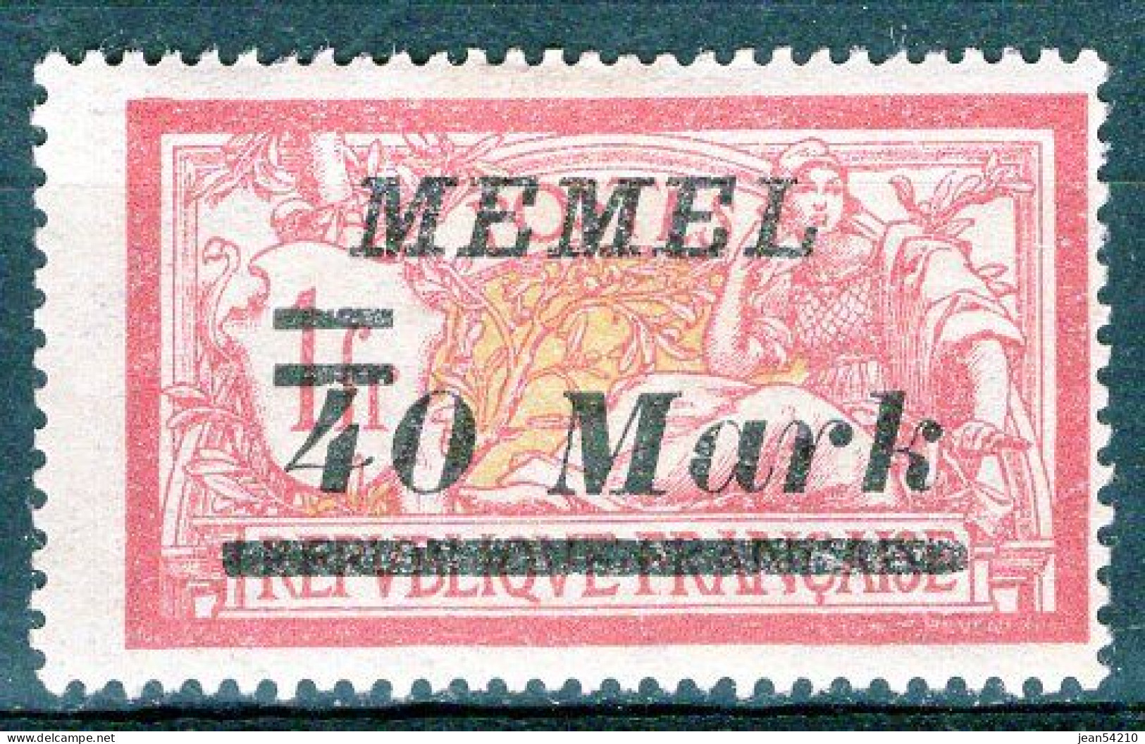 MEMEL - Timbre N°92 Neuf A/charnière - Unused Stamps