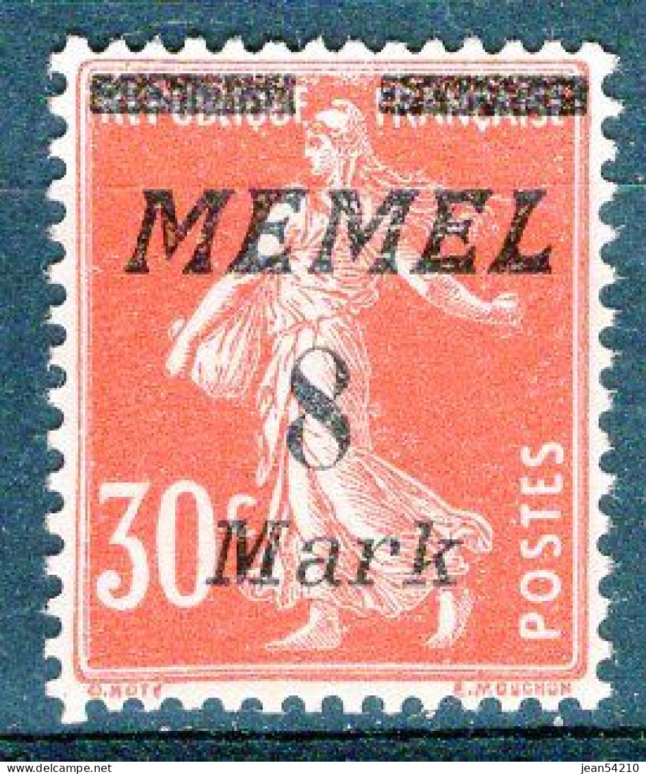 MEMEL - Timbre N°88 Neuf A/charnière - Neufs