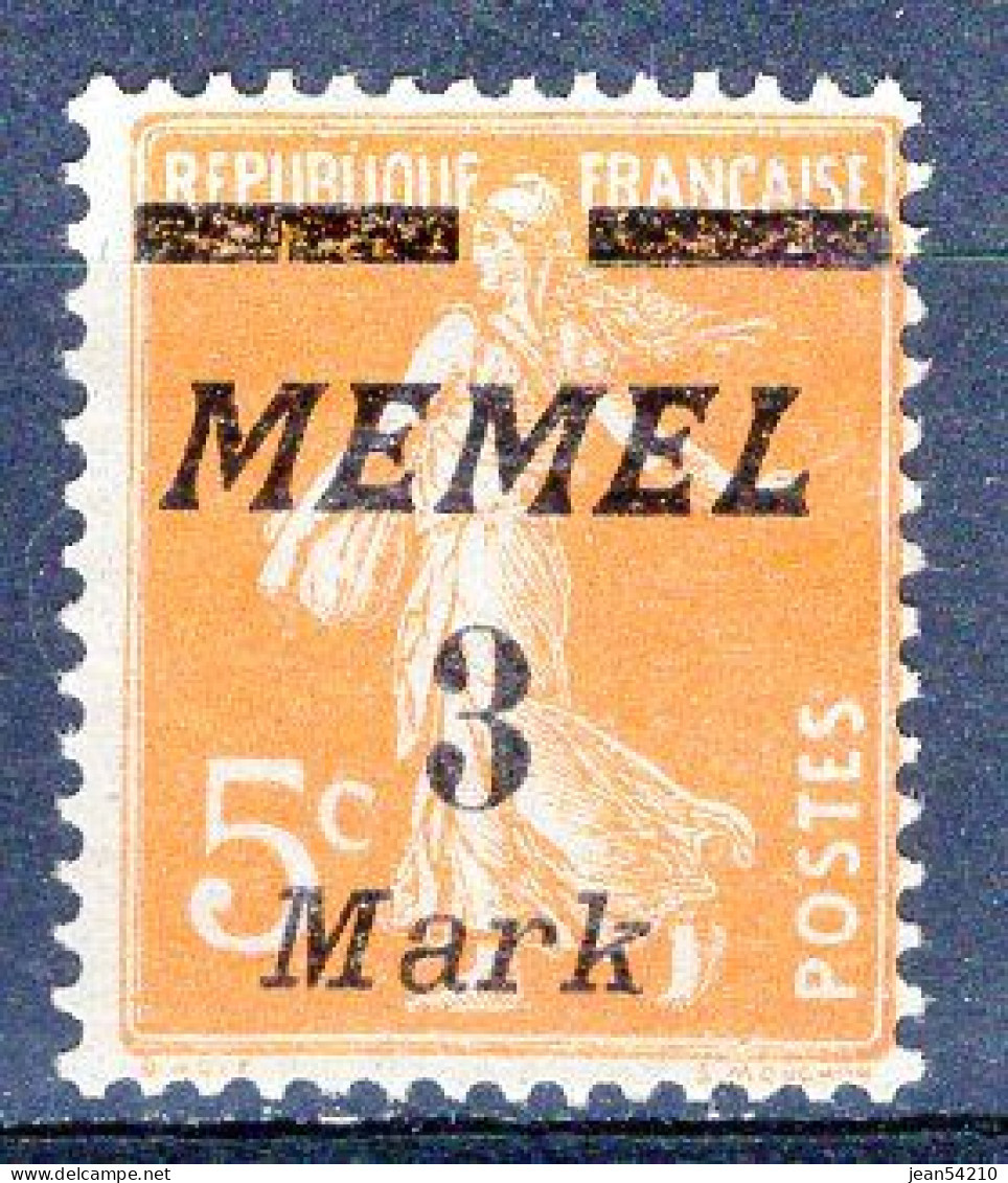 MEMEL - Timbre N°86 Neuf A/charnière - Neufs