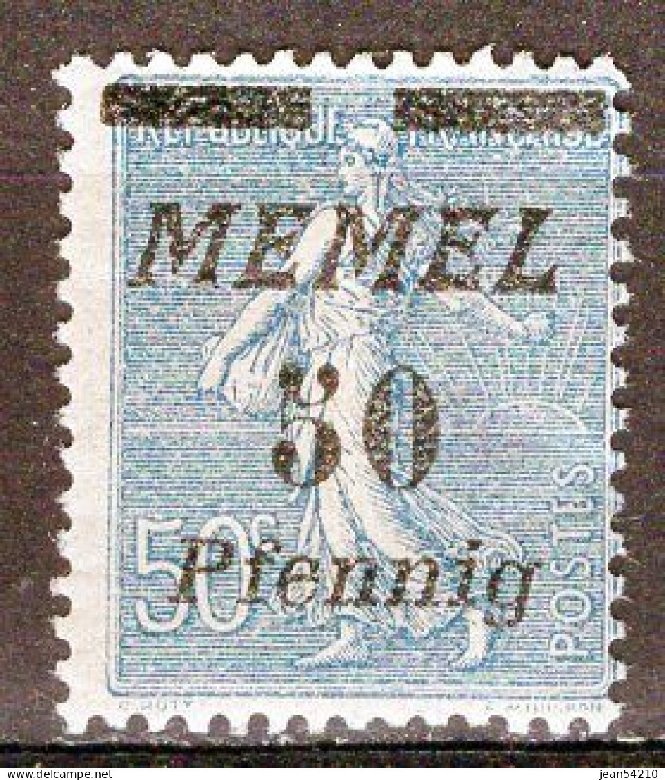 MEMEL - Timbre N°54 Neuf A/charnière - Unused Stamps