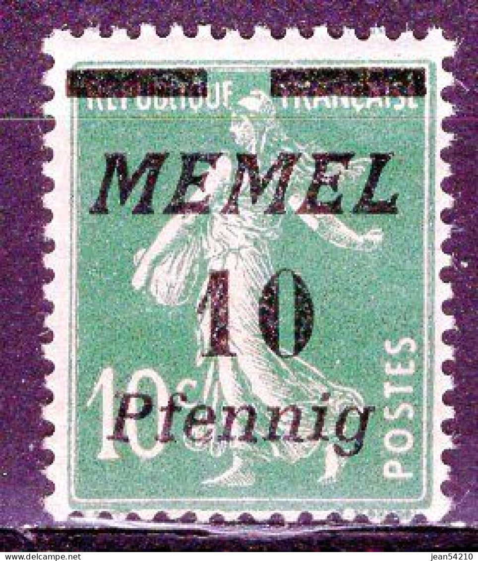 MEMEL - Timbre N°47 Neuf A/charnière - Nuovi