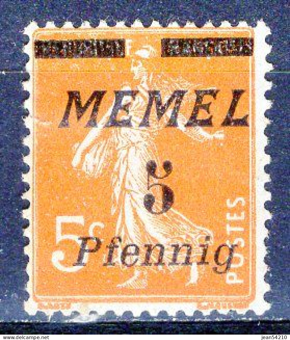 MEMEL - Timbre N°45 Neuf A/charnière - Neufs