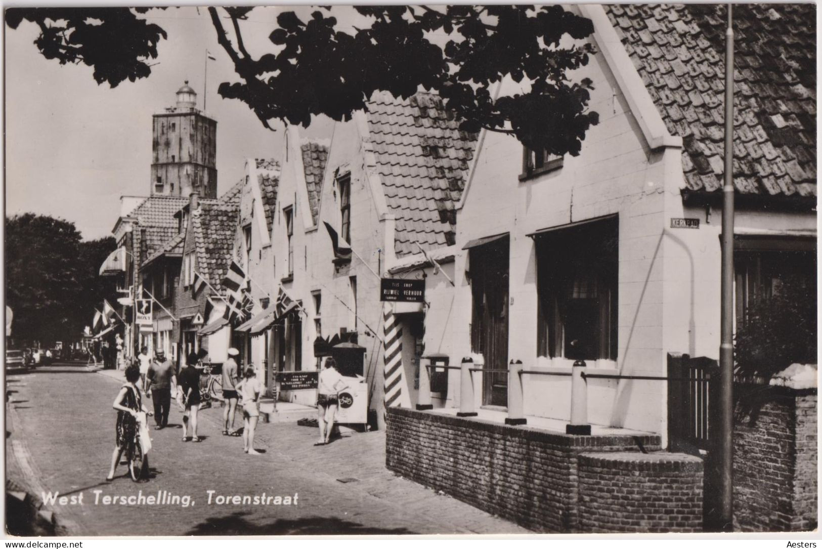 West-Terschelling; Torenstraat - Gelopen. (van Leer) - Terschelling