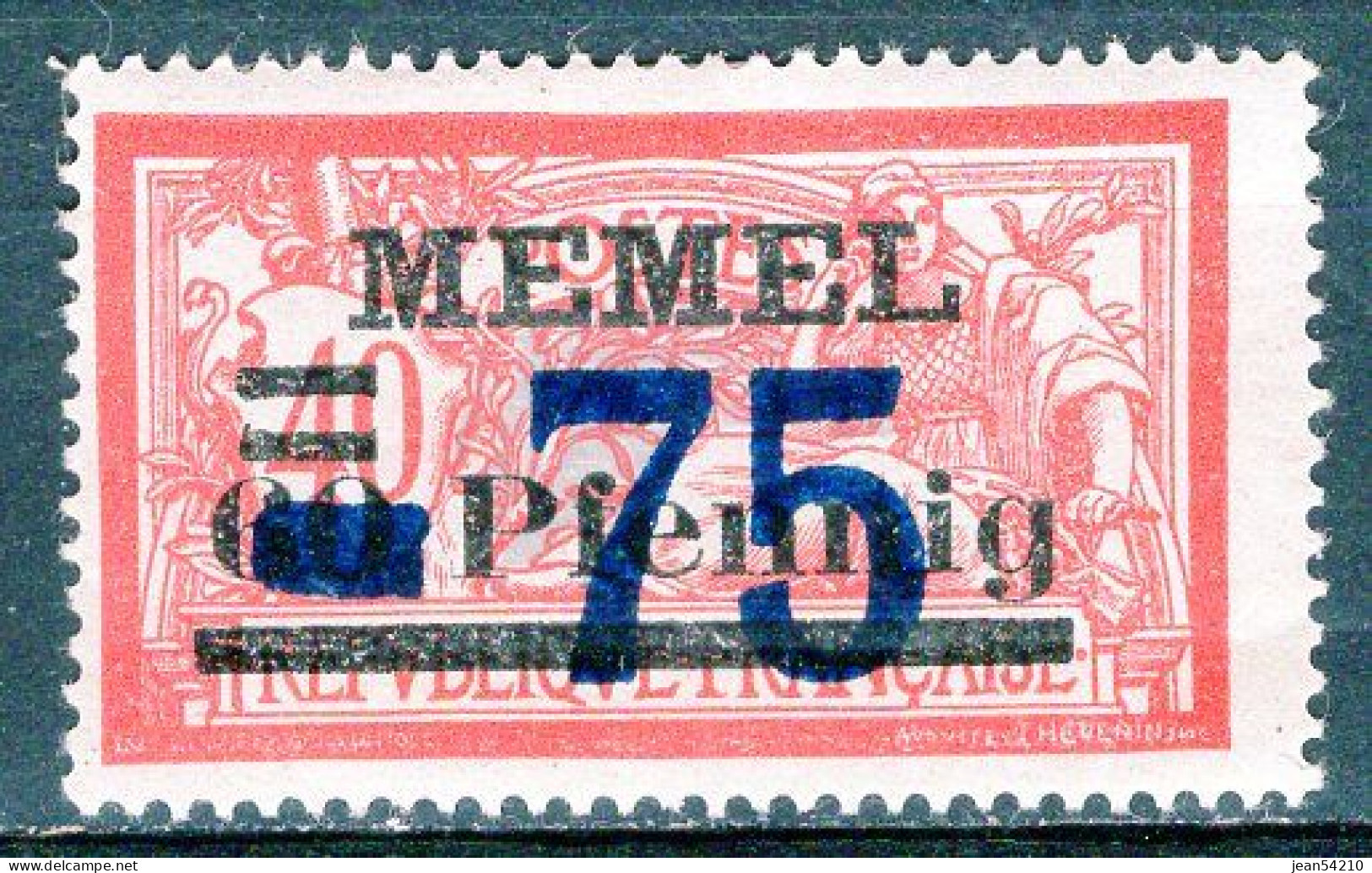 MEMEL - Timbre N°42 Neuf A/charnière - Ongebruikt