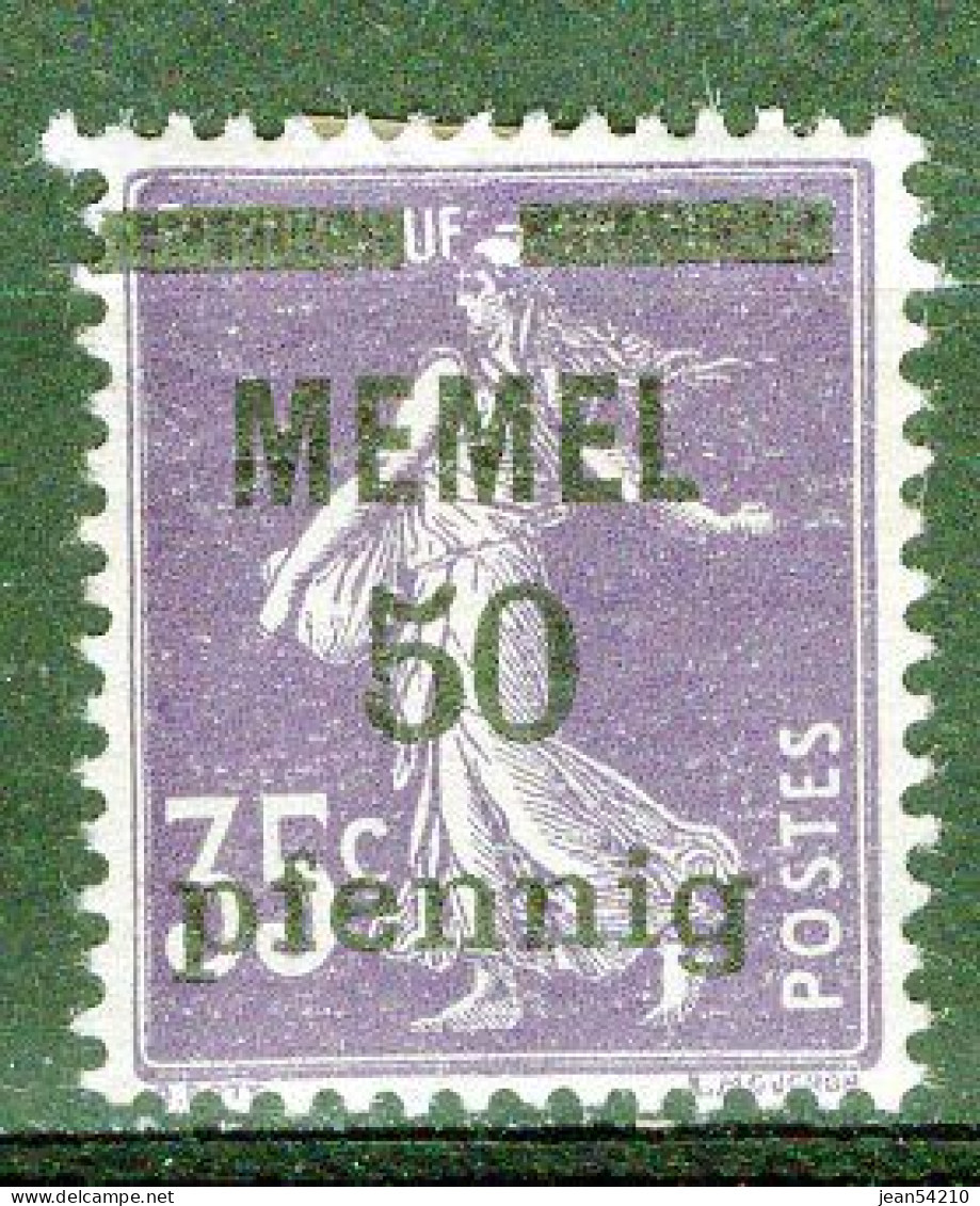 MEMEL - Timbre N°23 Neuf A/charnière - Nuevos