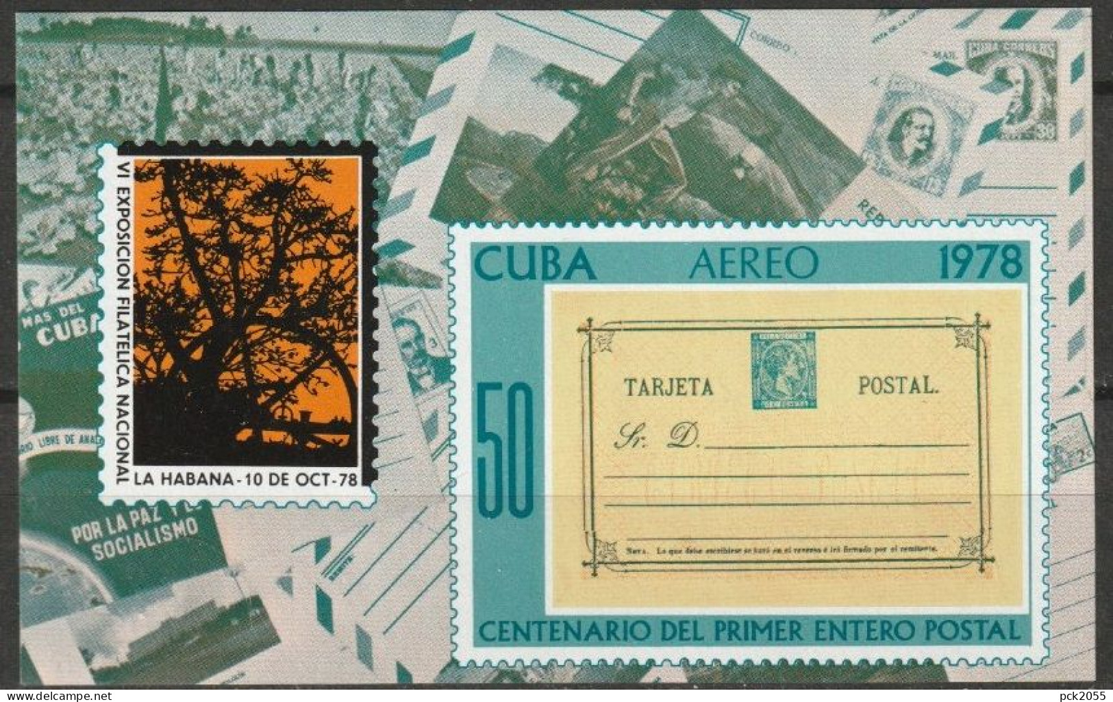 Kuba 1978 Mi-Nr.2345 Block 57 ** Postfrisch Briefmarkenausstellung, Havanna ( C 136) Günstige Versandkosten - Blocchi & Foglietti