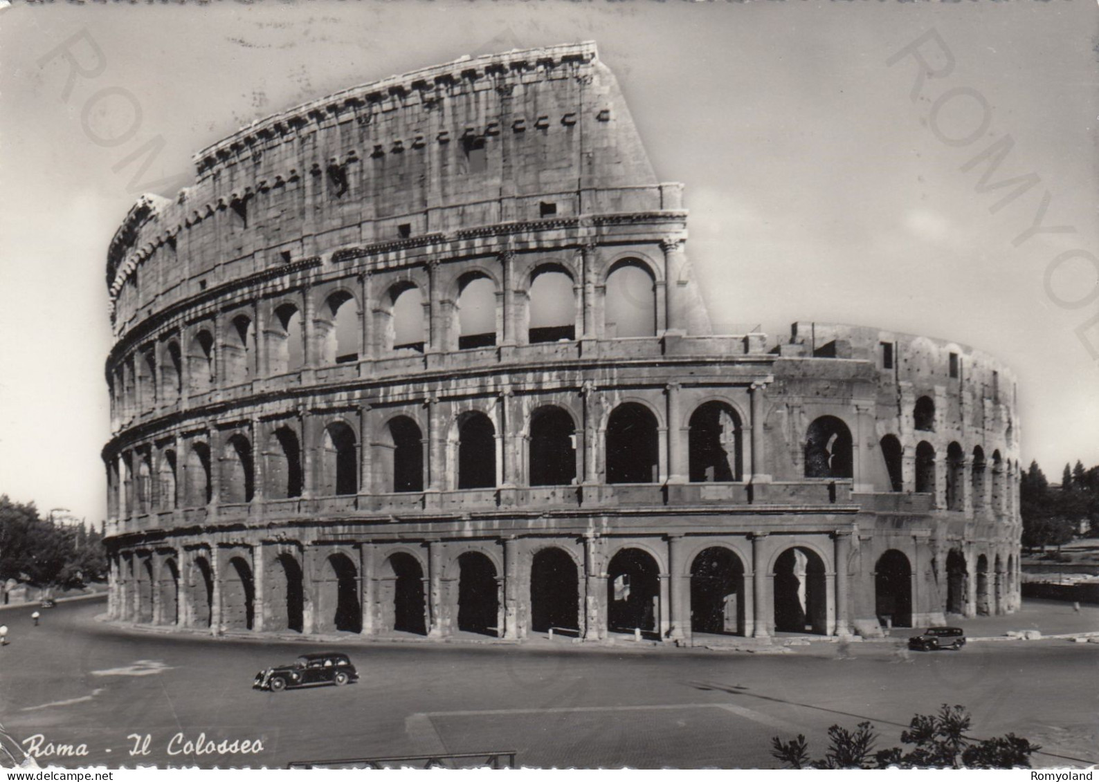 CARTOLINA  ROMA,LAZIO-COLOSSEO-STORIA,MEMORIA,RELIGIONE,CULTURA,IMPERO ROMANO,BELLA ITALIA,VIAGGIATA 1956 - Colosseum