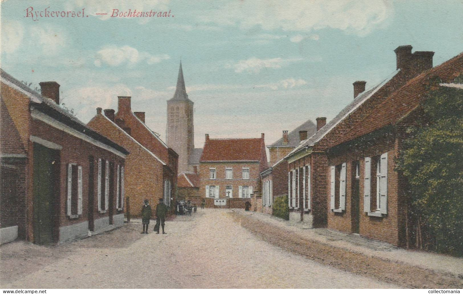 3 Oude Postkaarten   Rijckevorsel Rijkevorsel  Ville Van Mr Cools Villa Verhoustraeten Bochtenstr  1908 - Rijkevorsel