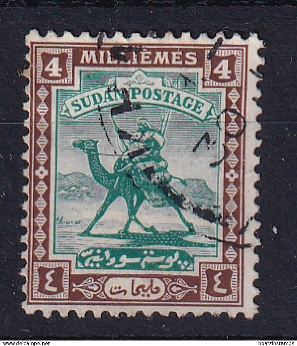 Sdn: 1921/23   Arab Postman   SG33    4m    Used - Soudan (...-1951)