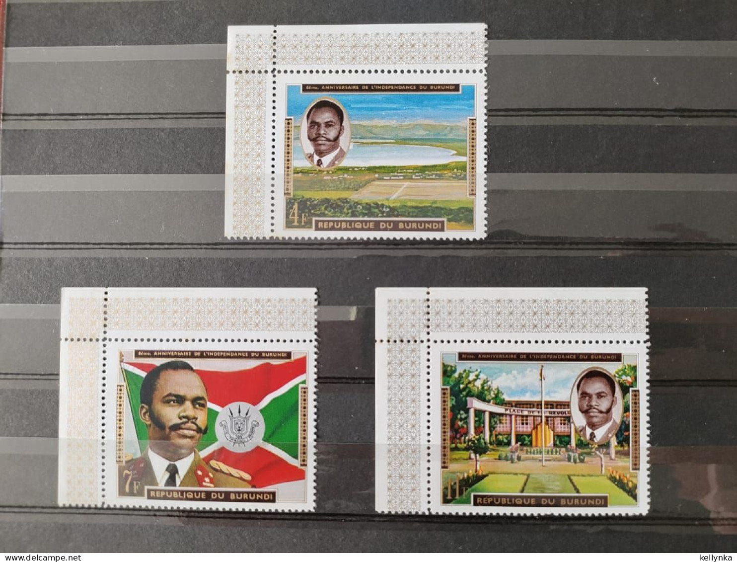 Burundi - 426a/428a - 8ème Anniversaire De L'Indépendance - 1970 - MNH (Lire) - Nuovi