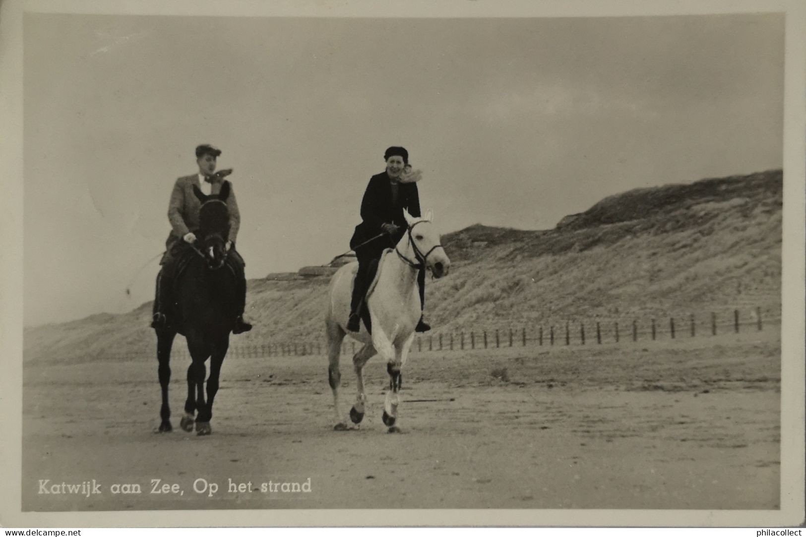 Katwijk Aan Zee // Op Het Strand (Paard Rijden) 1951 - Katwijk (aan Zee)