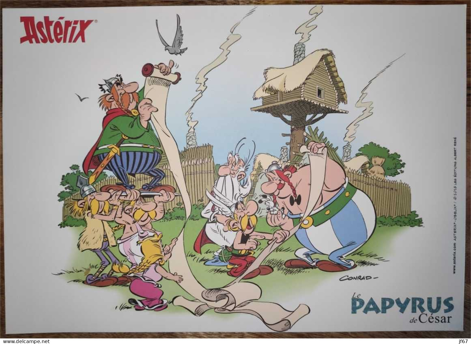 Ex-Libris / Tiré à Part Astérix Le Papyrus De César - Illustratoren A - C