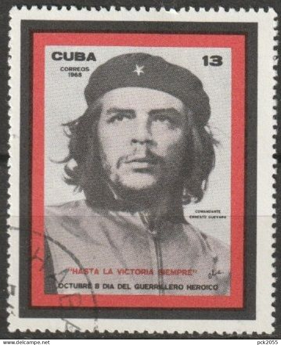 Kuba 1968 Mi-Nr.1368 O Gestempelt Tod Von Che Guevara( C 646) Günstige Versandkosten1,00€-1,20€ - Gebruikt