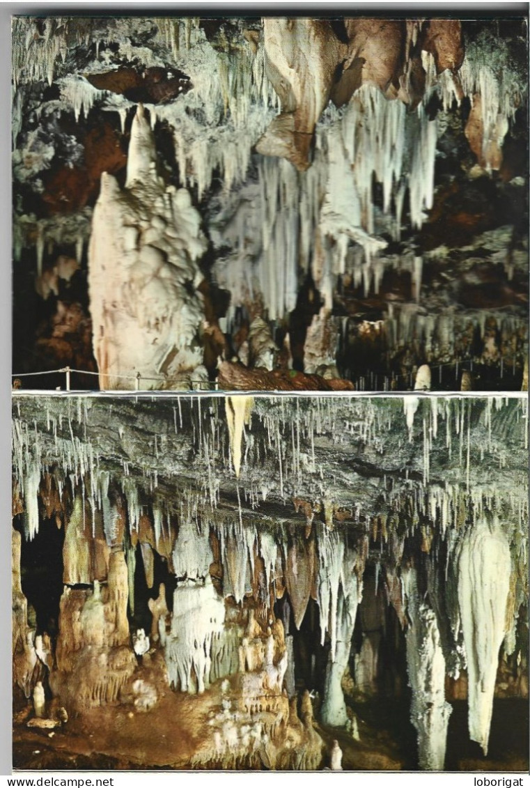 GRUTA DE " EL AGUILA ", LIBRO FLEXO CON 12 VISTAS DEL INTERIOR.-  ARENAS DE SAN PEDRO / AVILA.- ( ESPAÑA ). - Ávila