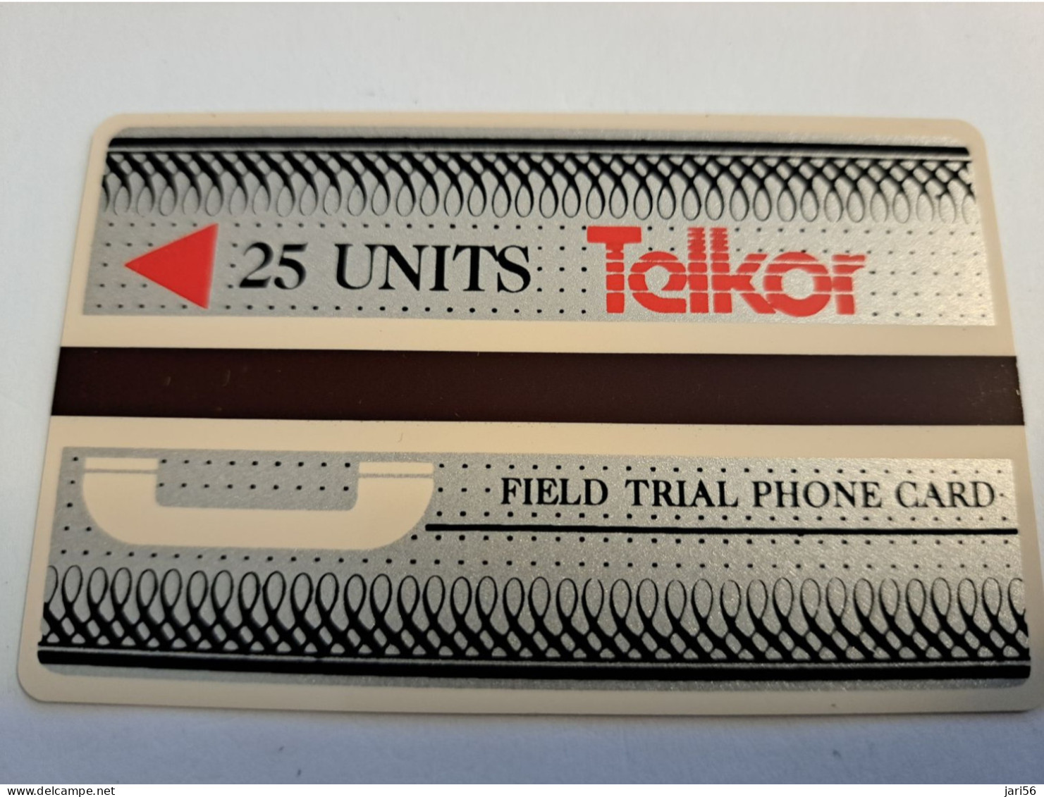 SOUTH AFRIKA  FIELD TRIAL CARD 25 UNITS TELKOR Red Arrow     1CARD Used **16048** - South Africa